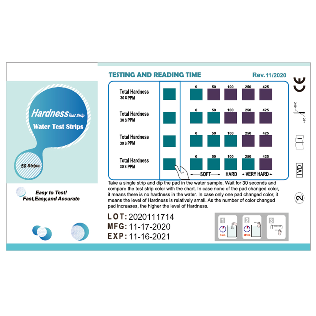 แถบทดสอบความแข็งสมบูรณ์ของน้ำช - Spa Wellness Usa บทวิจารณ์และราคา